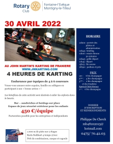 Karting 30 avril 2022